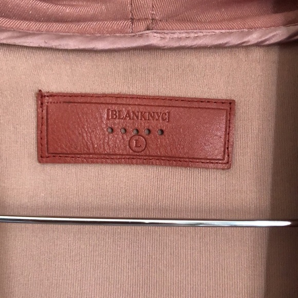 BLANKNyC Pink Crushed Velvet Zip up Moto Jacket - Picture 8 of 11